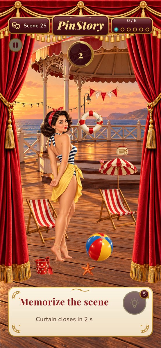 Daisy on the Seaside Pier Stage